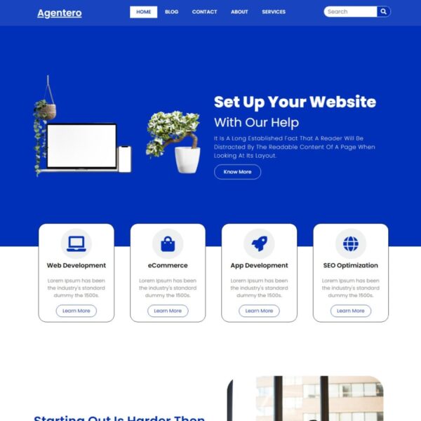 Agentero WordPress Technolgy Theme