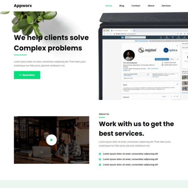 Appworx WordPress Technolgy Theme