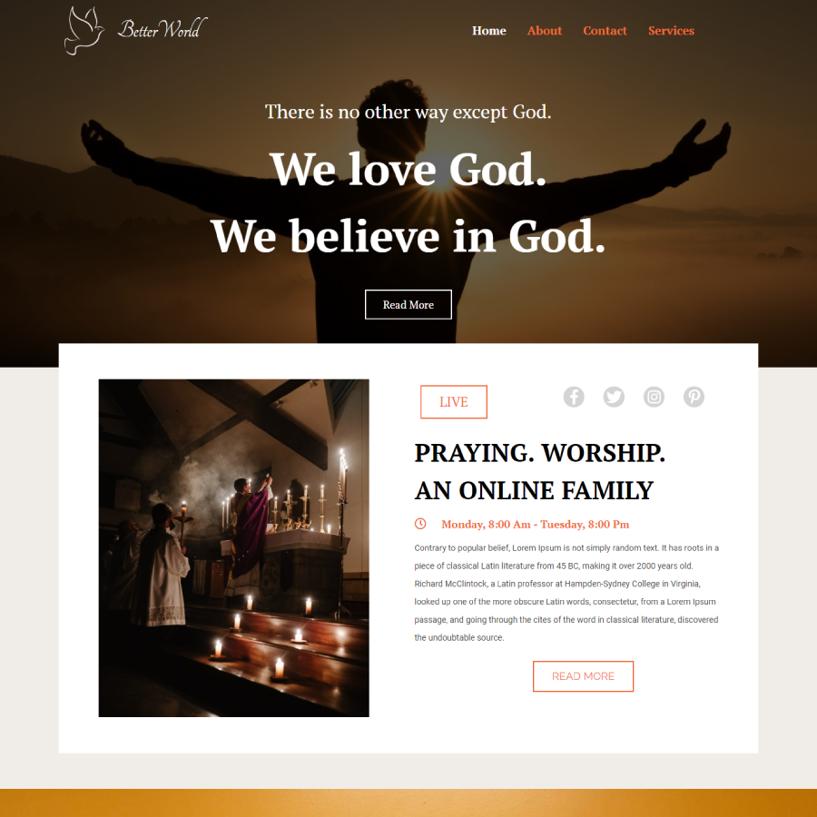 Betterworld WordPress Theme