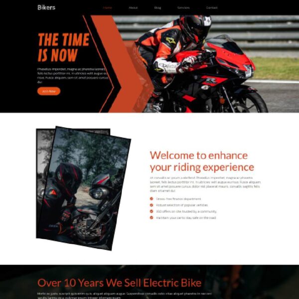 Bikers WordPress Theme