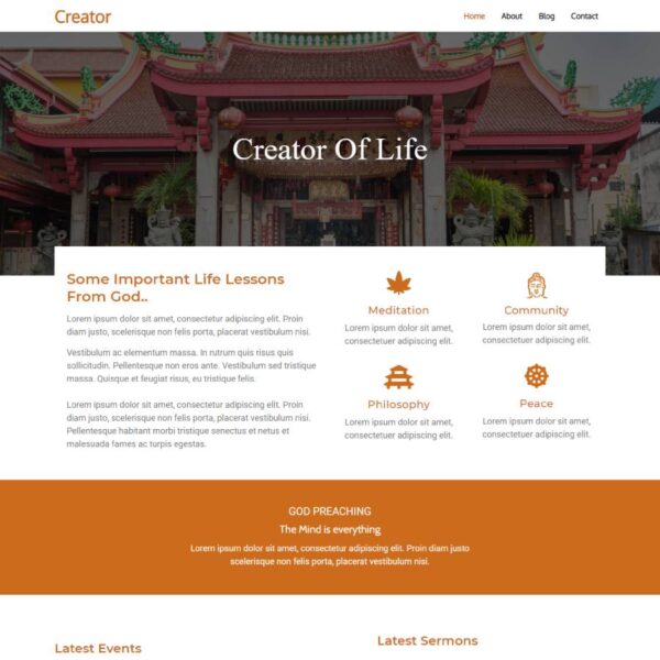 Creator WordPress Theme