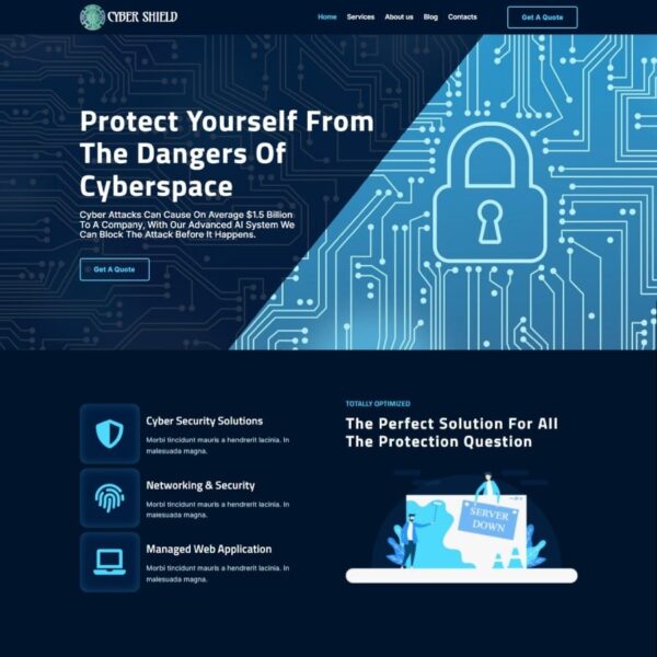 CyberShield WordPress Technolgy Theme