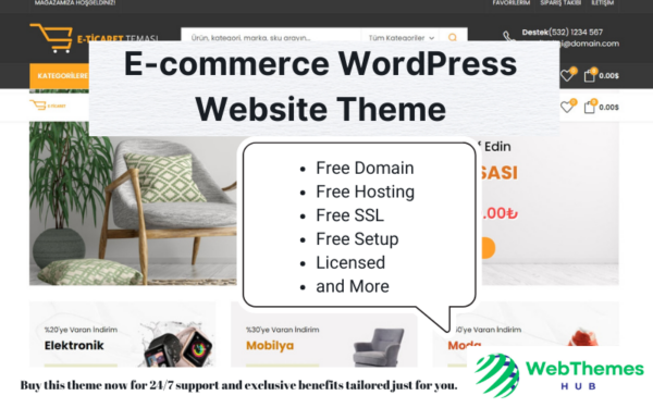 E-commerce WordPress Website Theme