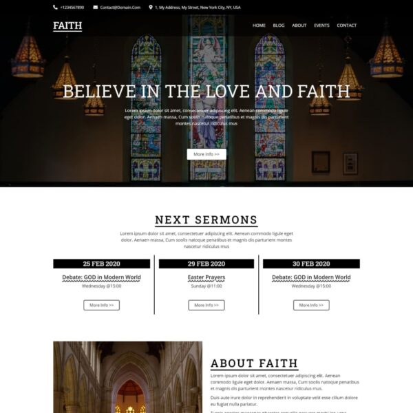 Faith WordPress Theme