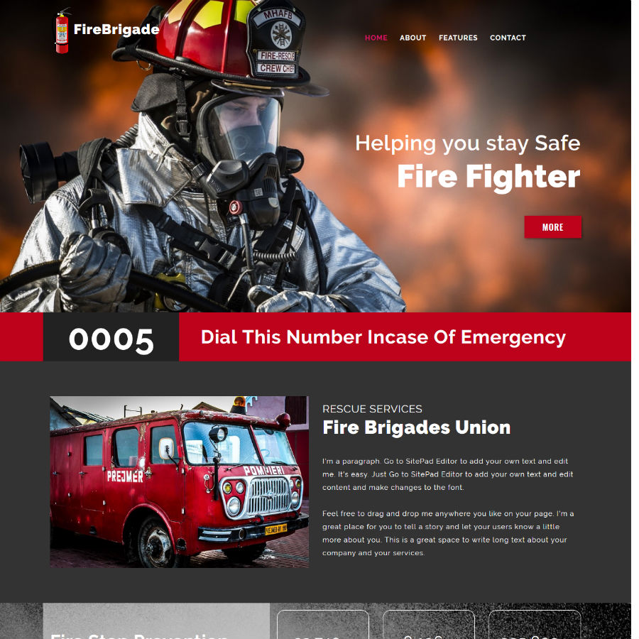 Firebrigade WordPress Theme