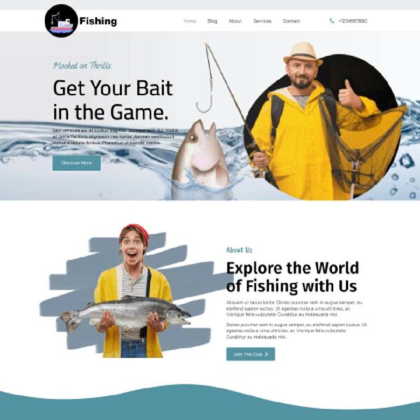 Fishing WordPress Theme