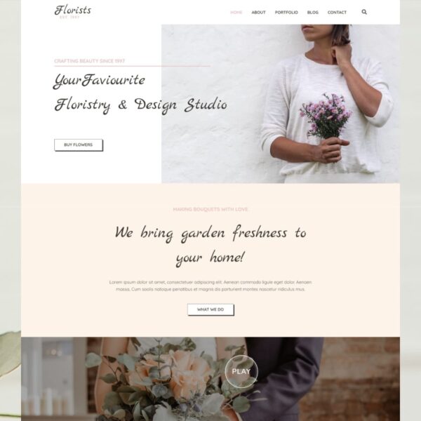 Florists WordPress Nature Theme