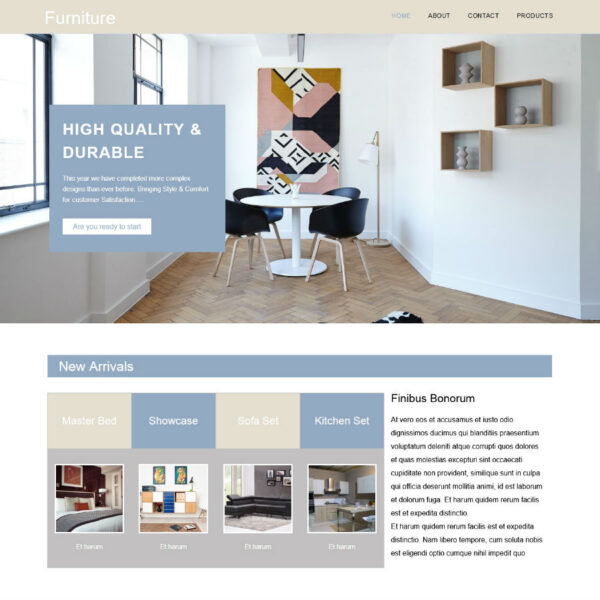 Furniture WordPress Theme