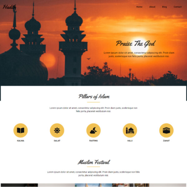 Hadith WordPress Theme