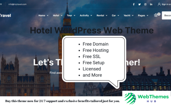 Hotel WordPress Web Theme