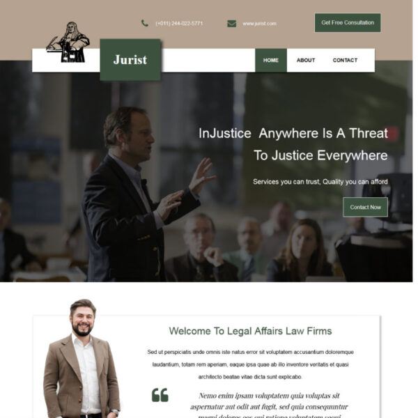 Jurist WordPress Lawyer Theme