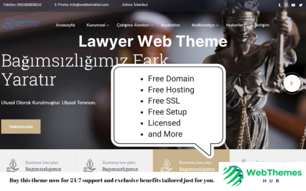 Lawyer Web Theme