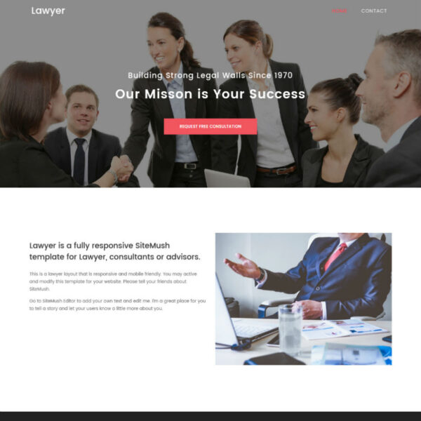 Lawyer WordPress Theme