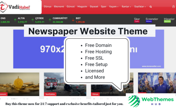 Newspaper Website Theme