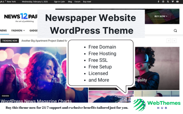 Newspaper Website WordPress Theme