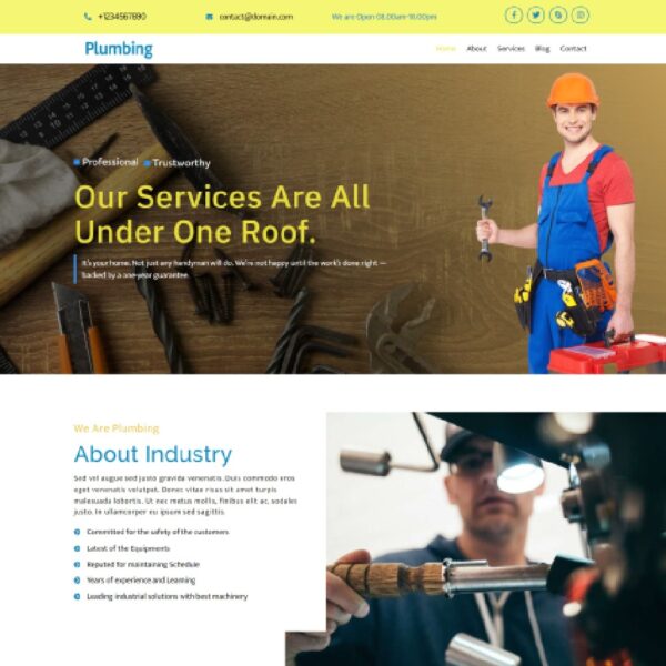 Plumbing WordPress Theme