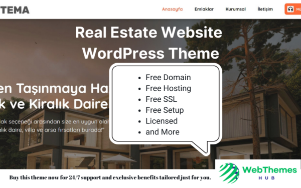 Real Estate Website WordPress Theme