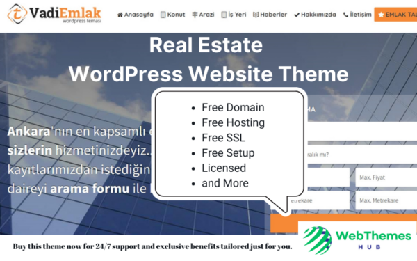 Real Estate WordPress Website Theme