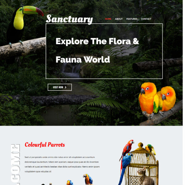 Sanctuary WordPress Nature Theme