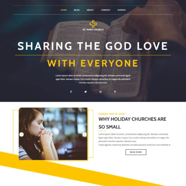 Stmary WordPress Theme