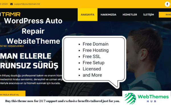 WordPress Auto Repair Website Theme