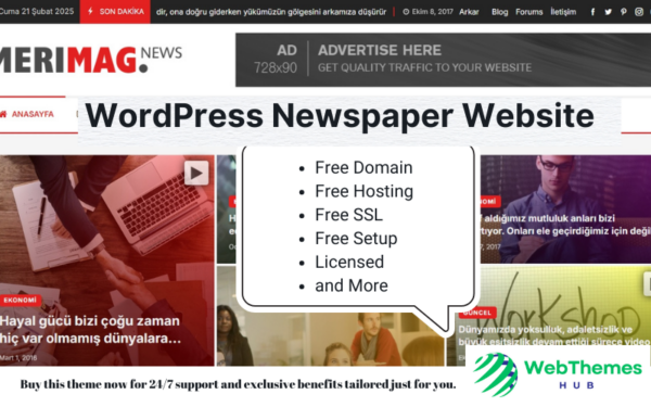 WordPress Newspaper Website Theme