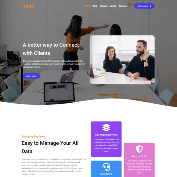 Jetty WordPress Software Theme