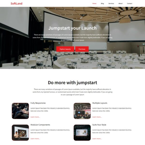 Softland WordPress Software Theme