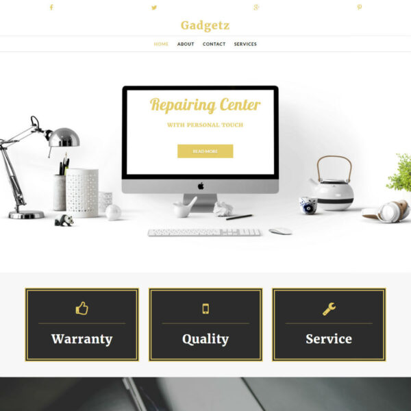 Gadgetz WordPress Software Theme