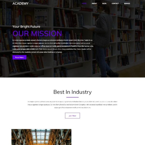 Academy WordPress Education Theme