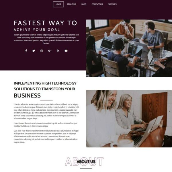 Advice WordPress Consulting Theme