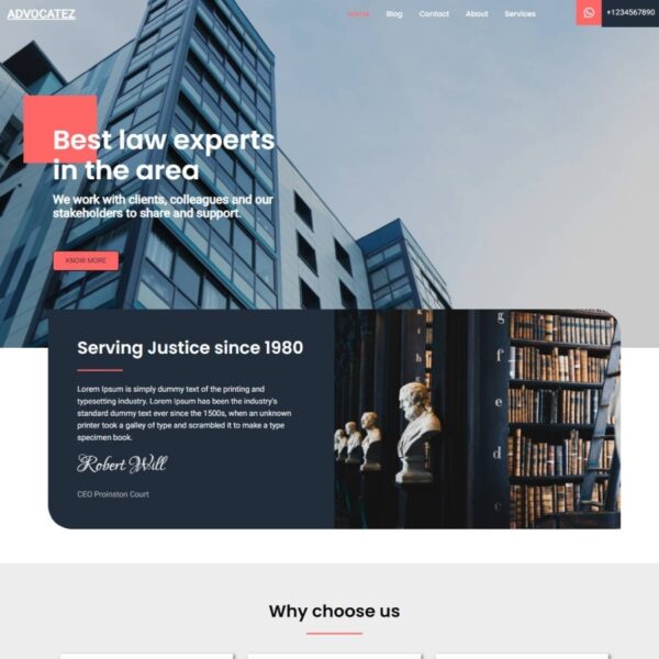 Advocatez WordPress Lawyer Theme