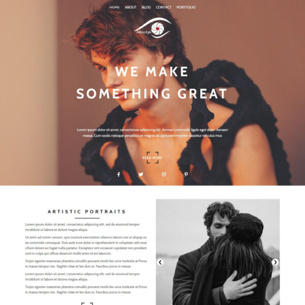 AlienEye WordPress Photography Theme