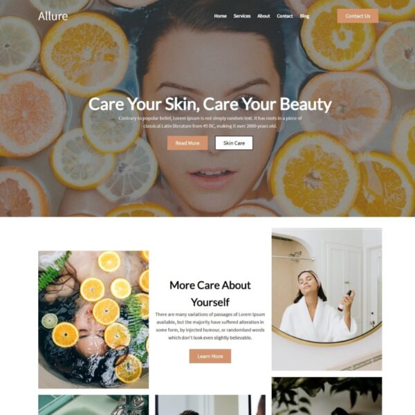 Allure WordPress Health Theme