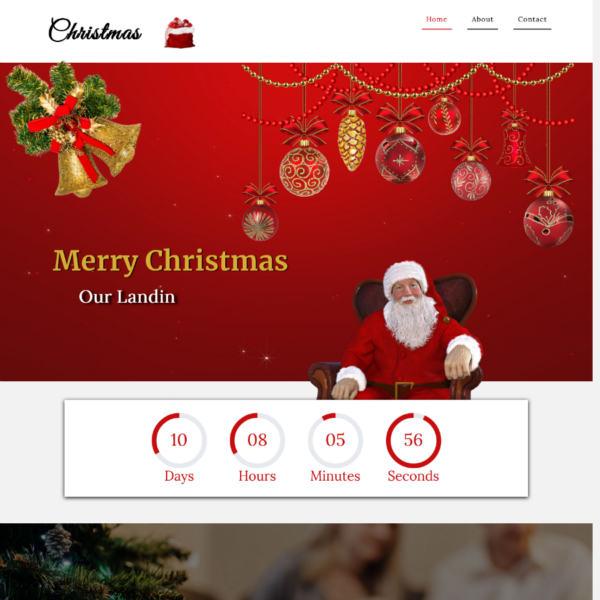 Christmas WordPress Coming Soon Theme