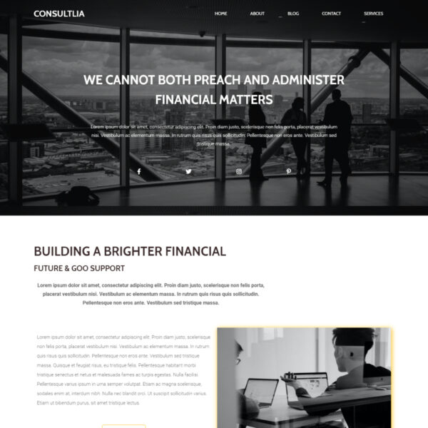 Consultlia WordPress Consulting Theme