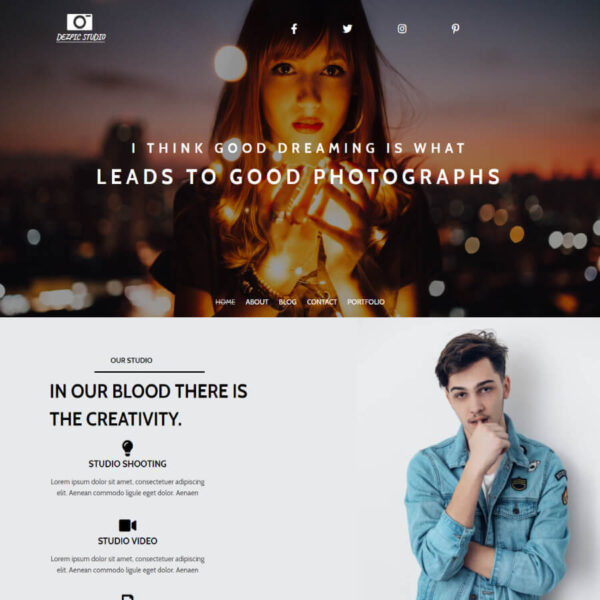 Dezpic WordPress Photography Theme