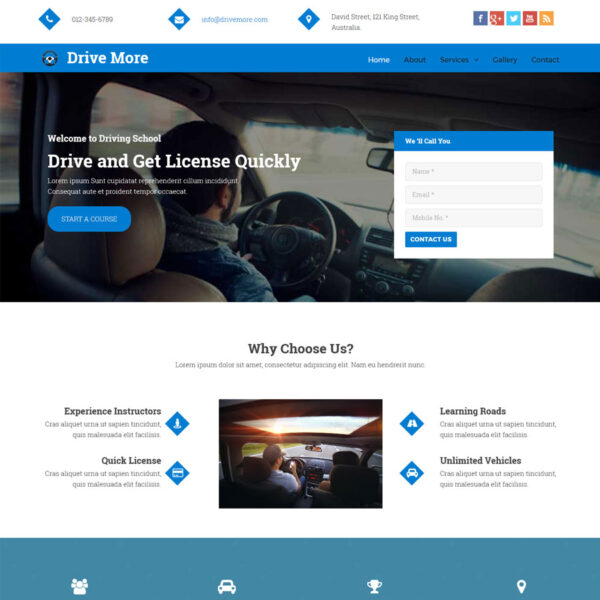 Drive More WordPress Education Theme