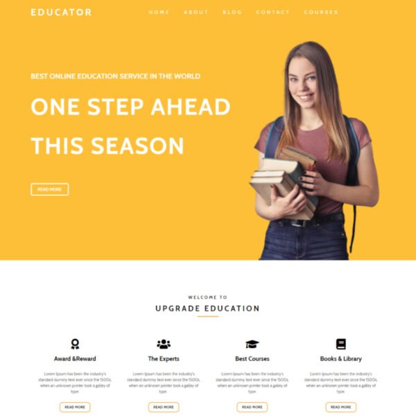 Educator WordPress Education Theme