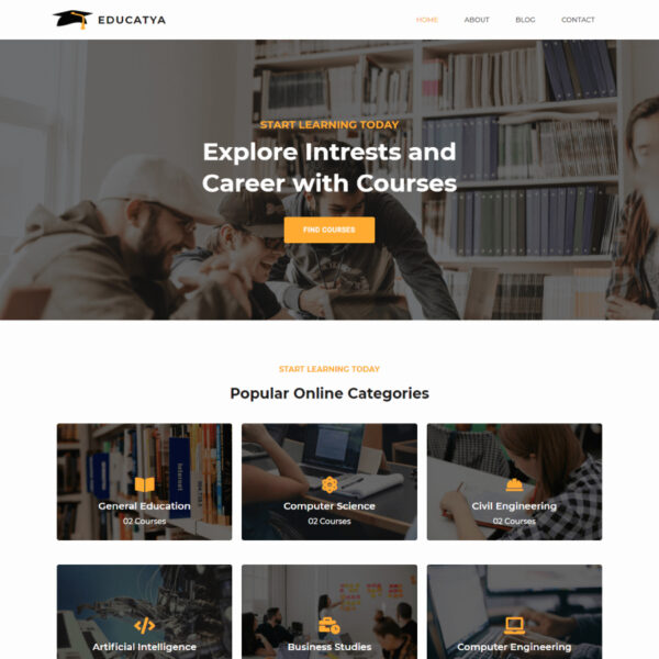 Educatya WordPress Education Theme