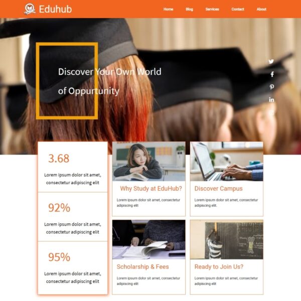 Eduhub WordPress Education Theme