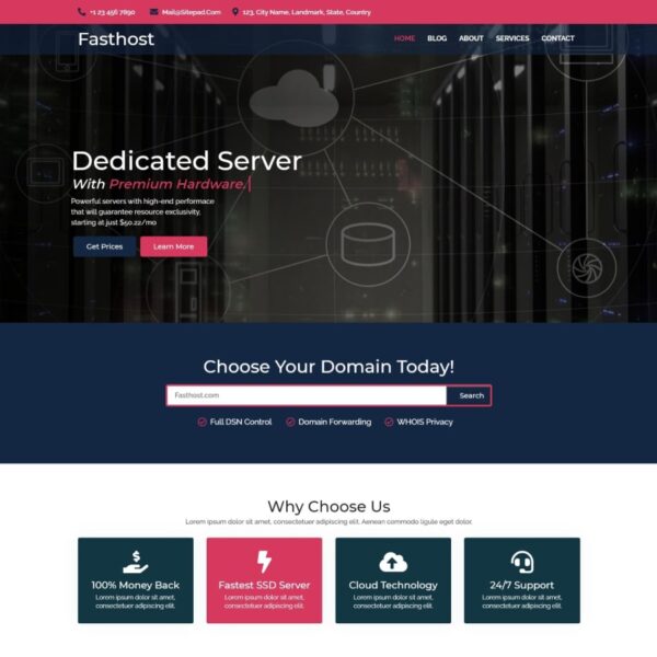 Fasthost WordPress Hosting Theme