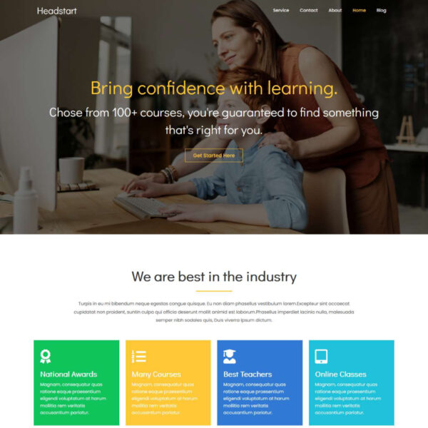 Headstart WordPress Education Theme