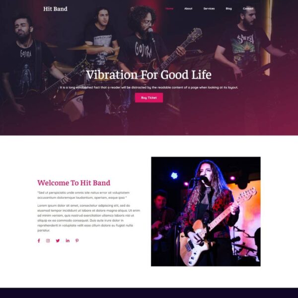 Hitband WordPress Music Theme