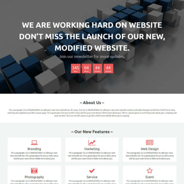 Landing WordPress Coming Soon Theme