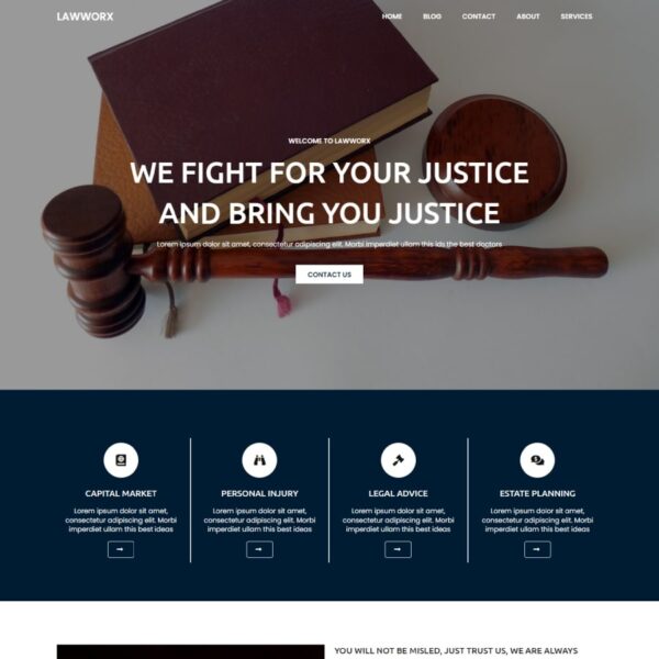 Lawworx WordPress Lawyer Theme