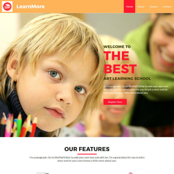 LearnMore WordPress Education Theme