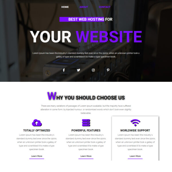 Linkedtech WordPress Hosting Theme