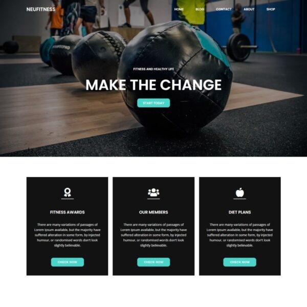 Neufitness WordPress Health Theme