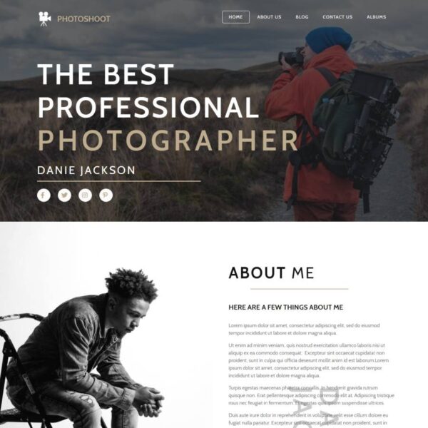 Photoshoot WordPress Photography Theme